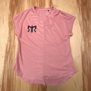 Craft‎ Hypervent Women's Running Tee Pink Size XS Reflective Lightweight